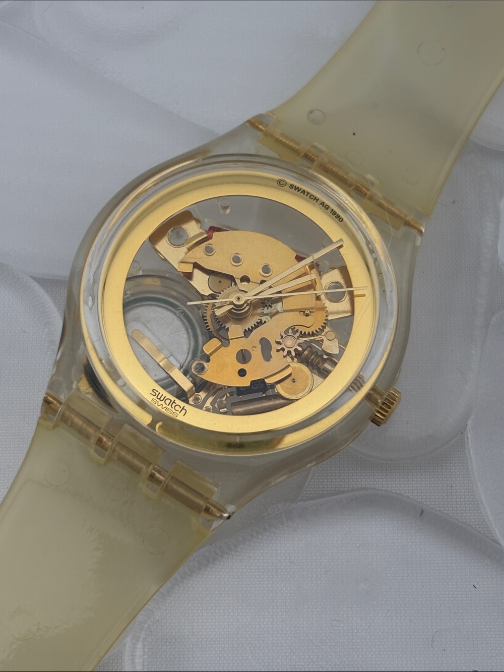 Swatch Watch - GZ115 - GOLDEN JELLY - Club Special
